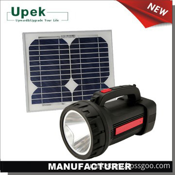 solar panel charging & Rechargeable LED Searchlight(UP530)